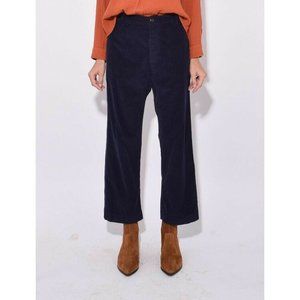 NWT Women's XiRENA Paley Pants Blue Corduroy Elast